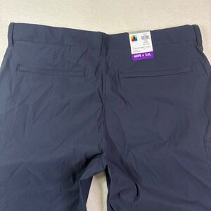 UB Tech Comfort Waist Chino Pants Men 40x34 Blue Casual Stretch Union Bay NWT